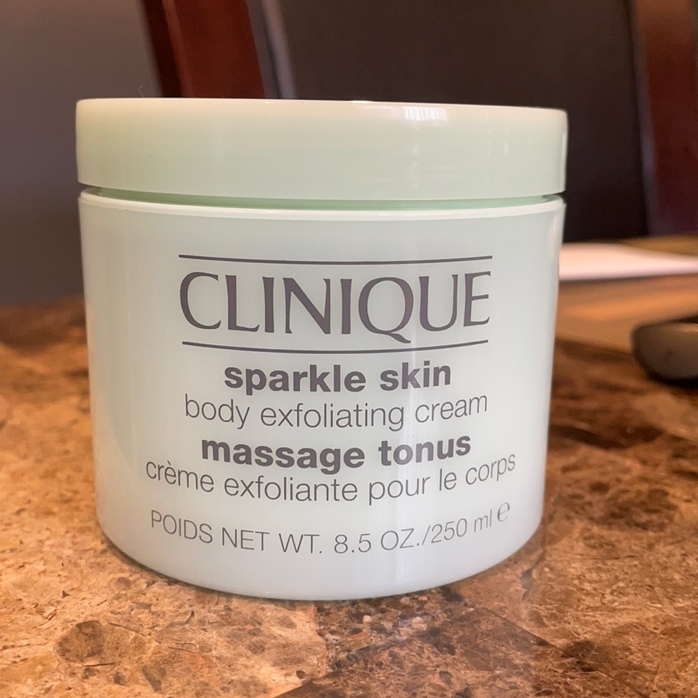 Brand new Clinique sparkle sun  exfoliating cream